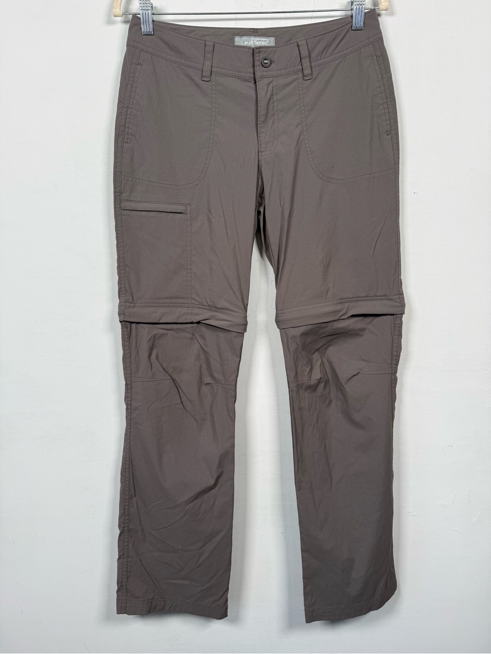 Gander Mountain Guide Series Women's Convertible Hiking Cargo Pants Gray Sz 4